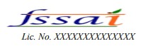 FSSAI Logo and license number
